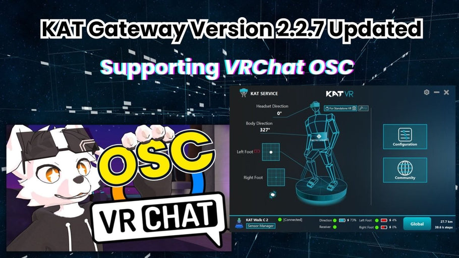 KAT Gateway 2.2.7 User Guide: Unlocking VRChat OSC Functionality