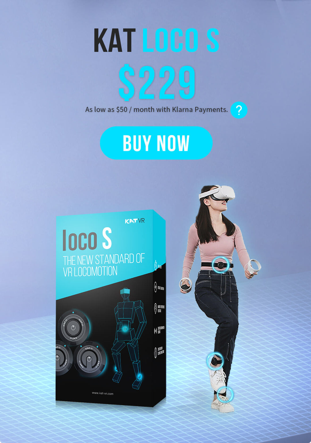 KAT Loco S - Next Generation VR Locomotion System | Walk Into VR